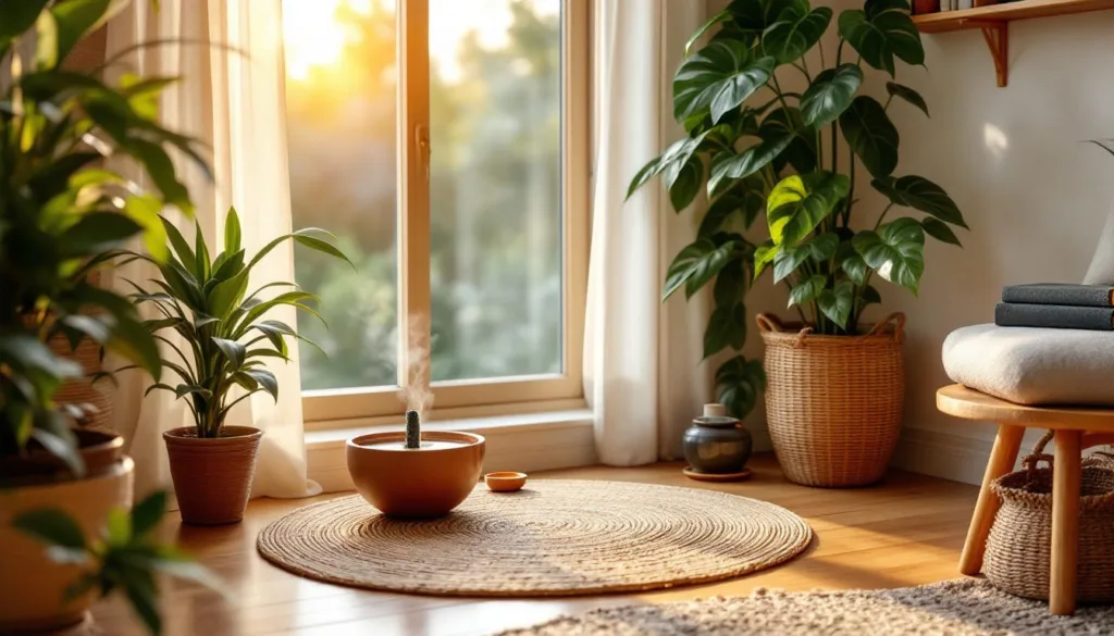 descubre cómo crear un espacio de meditación en casa que te ayude a eliminar el estrés por completo y disfrutar de paz y tranquilidad diariamente.