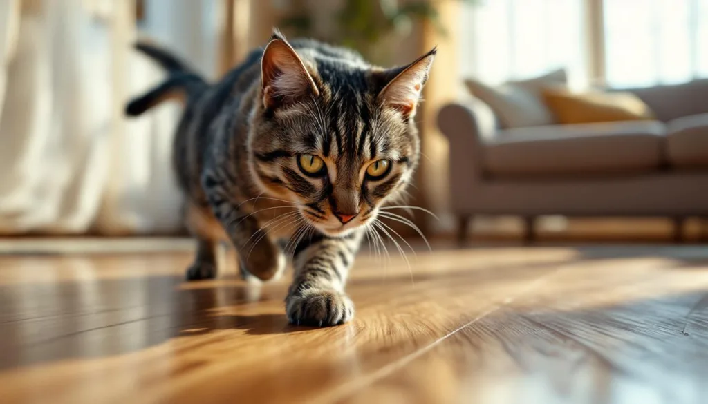 descubre por qué tu gato rasca el suelo constantemente, qué significa este comportamiento y cuándo deberías preocuparte por su bienestar.