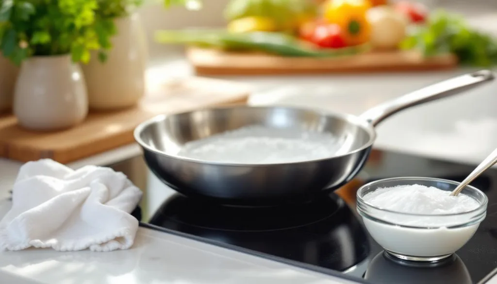 descubre un truco infalible para mantener tus sartenes antiadherentes como nuevas sin usar detergente ni estropajo. cuida tu cocina fácilmente.