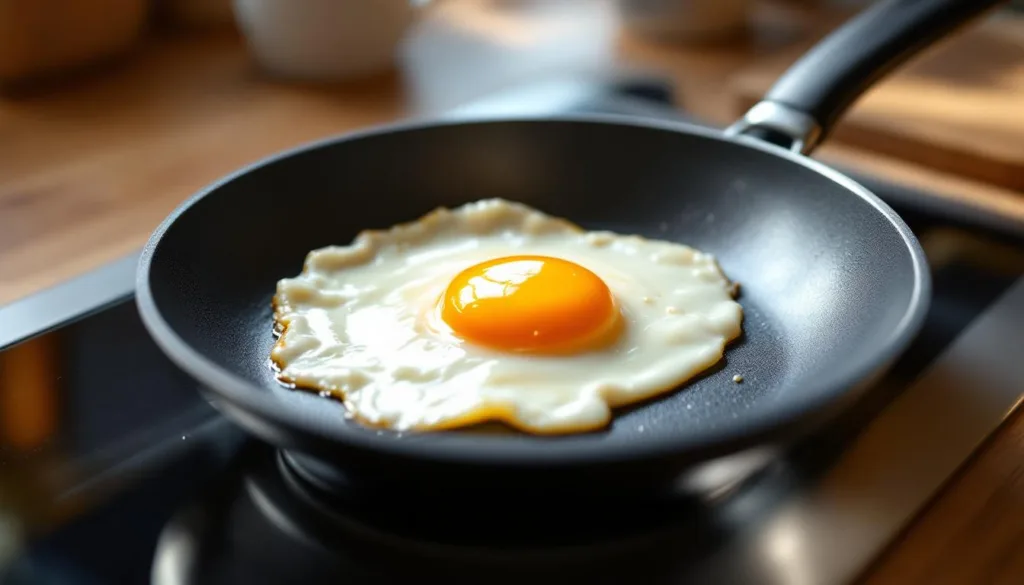 aprende a freír huevos correctamente sin usar mantequilla ni aceite vegetal, para una opción más saludable y deliciosa.