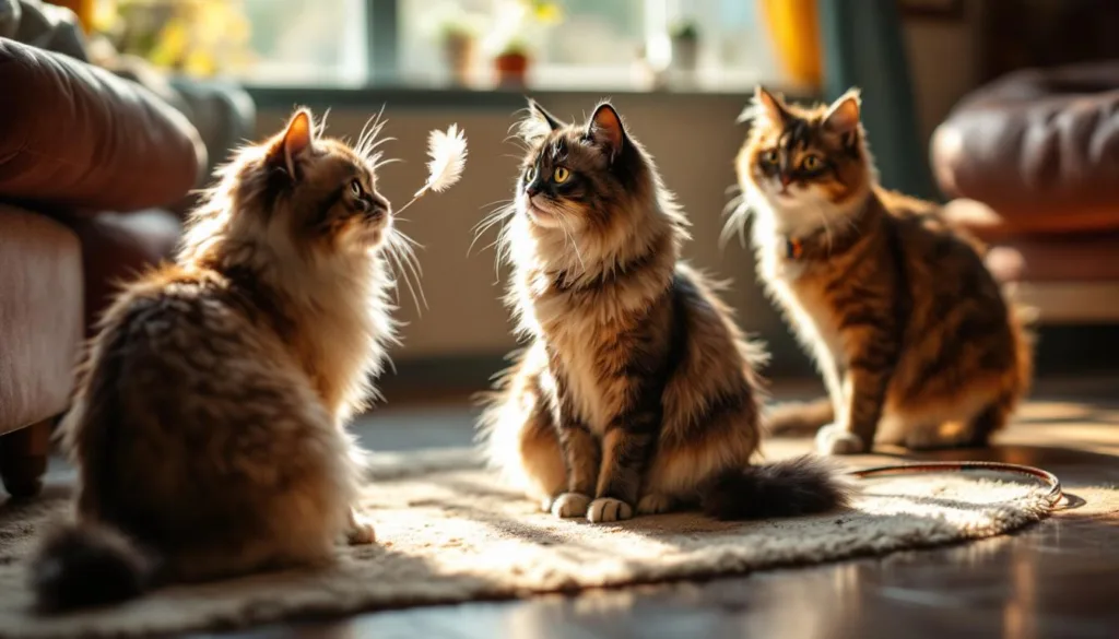 descubre razas de gatos que no son siameses ni persas, pero que se comportan exactamente como perros, mostrando lealtad y juego únicos.