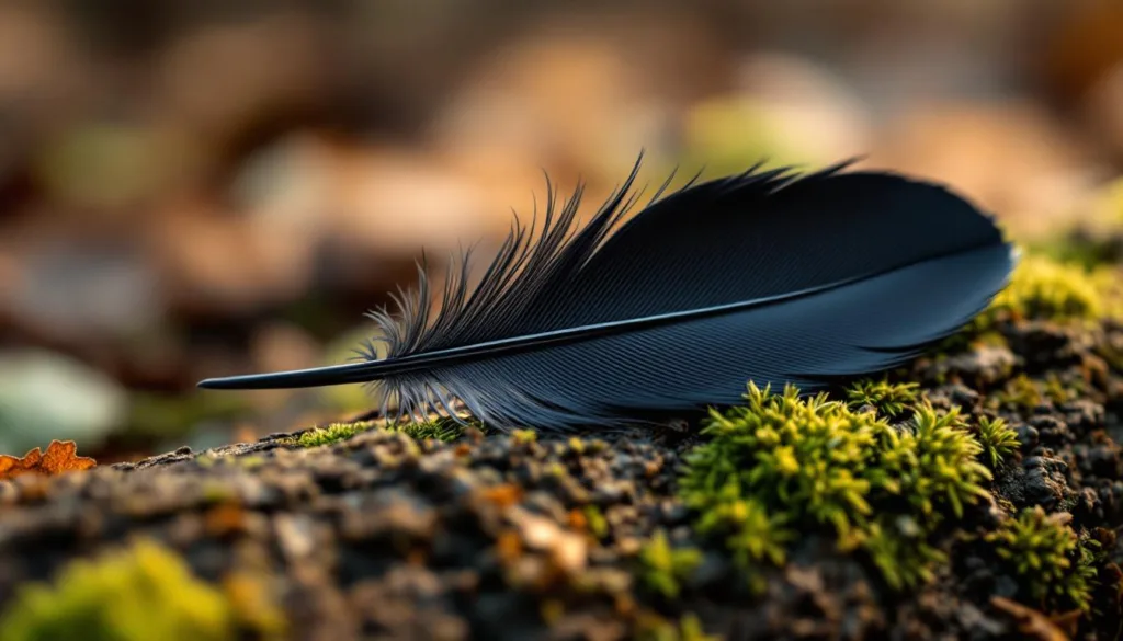 descubre el significado psicológico profundo detrás de encontrar una pluma negra y cómo puede influir en tu vida y emociones.