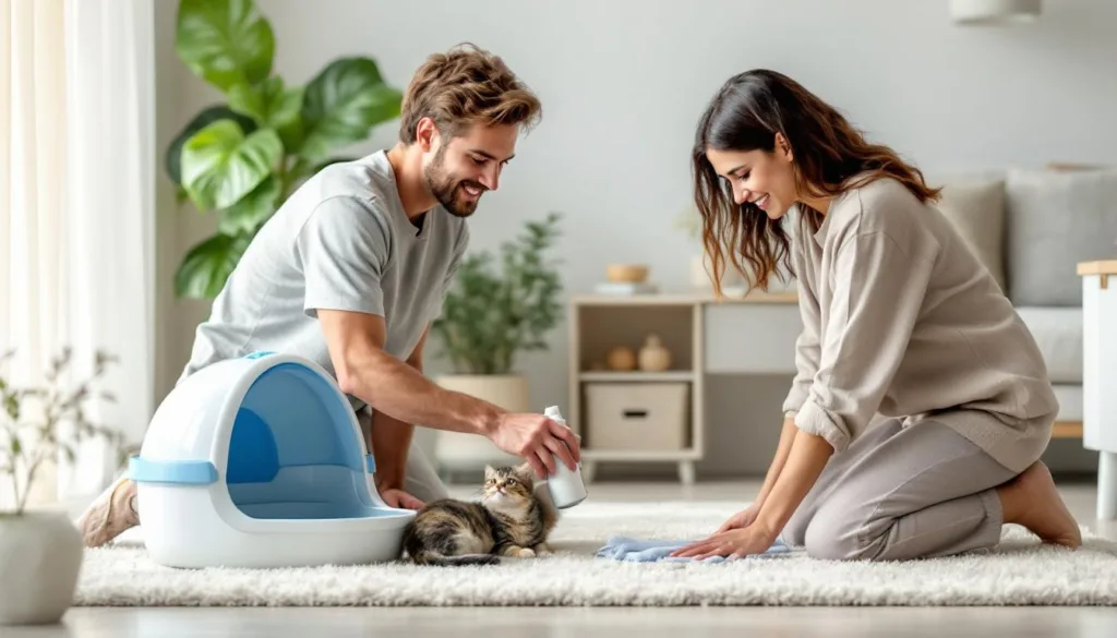 descubre cómo eliminé por completo el olor a orina de gato en solo 7 días con este sencillo truco que realmente funciona.