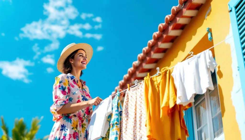 probé estos trucos durante 1 mes y mi ropa se seca perfectamente sin necesidad de secadora. descubre cómo lograrlo fácilmente y ahorrar energía.