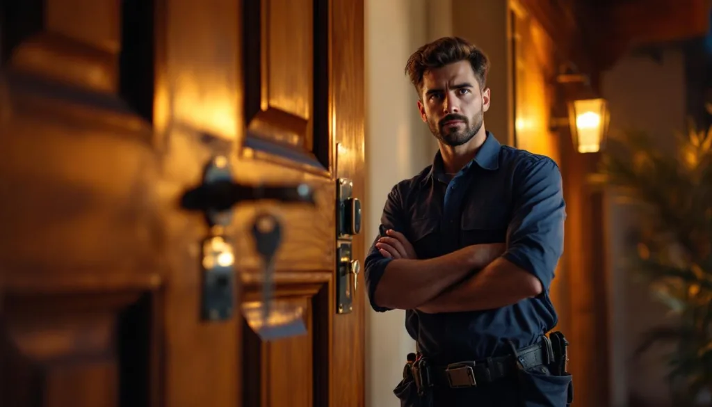 un cerrajero profesional revela los riesgos de dejar las llaves en la puerta por la noche y ofrece consejos para proteger tu hogar.