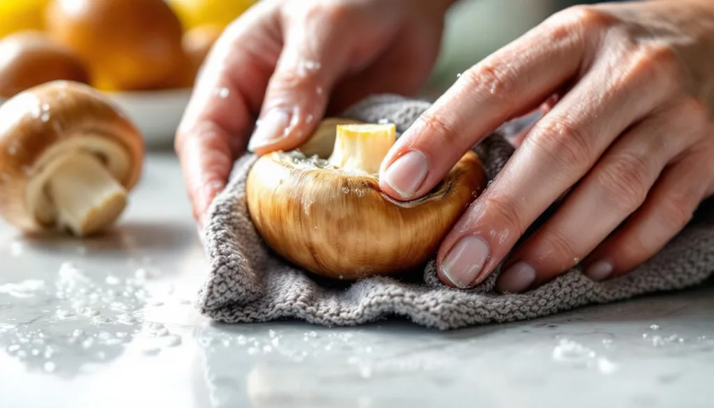 un chef explica por qué es mejor limpiar los hongos con un paño húmedo en lugar de lavarlos con agua, preservando su sabor y textura.