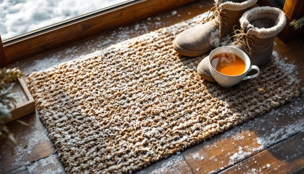 descubre por qué una ama de casa decide no lavar su felpudo durante el invierno y conoce sus consejos prácticos para el cuidado del hogar en esta temporada.